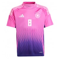 Camiseta Alemania Toni Kroos #8 Segunda Equipación Replica Eurocopa 2024 mangas cortas